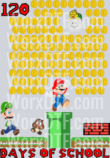 120 days of school_Mario