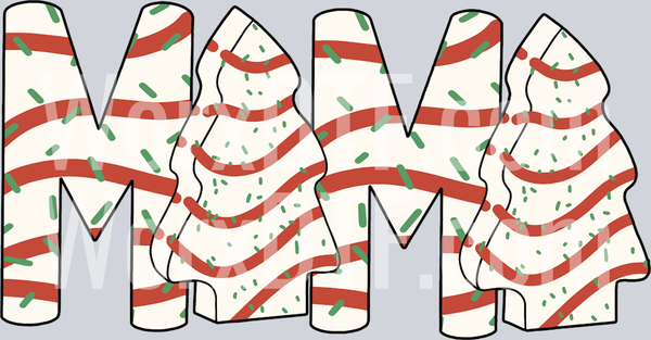Retro Christmas Tree Cake Mama SVG Graphic Design File_1611231016-01