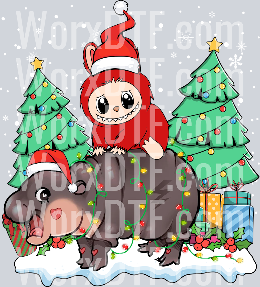 OR 18102024 NHUY Labubu And Moo Deng Christmas